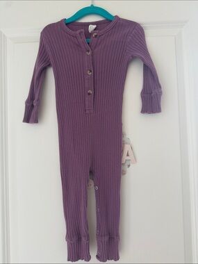 Kate Quinn Organic Cotton Ribbed Romper